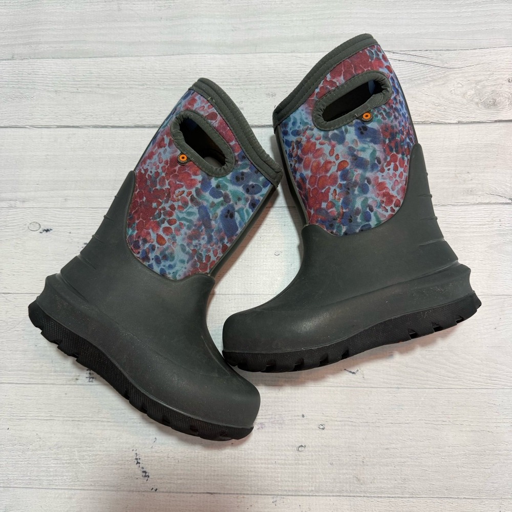 Bogs Neo-Classic Girl's Sea Skin Insulated Waterproof Winter Boots youth size 11